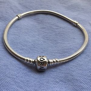 NWOT Pandora silver charm bracelet
